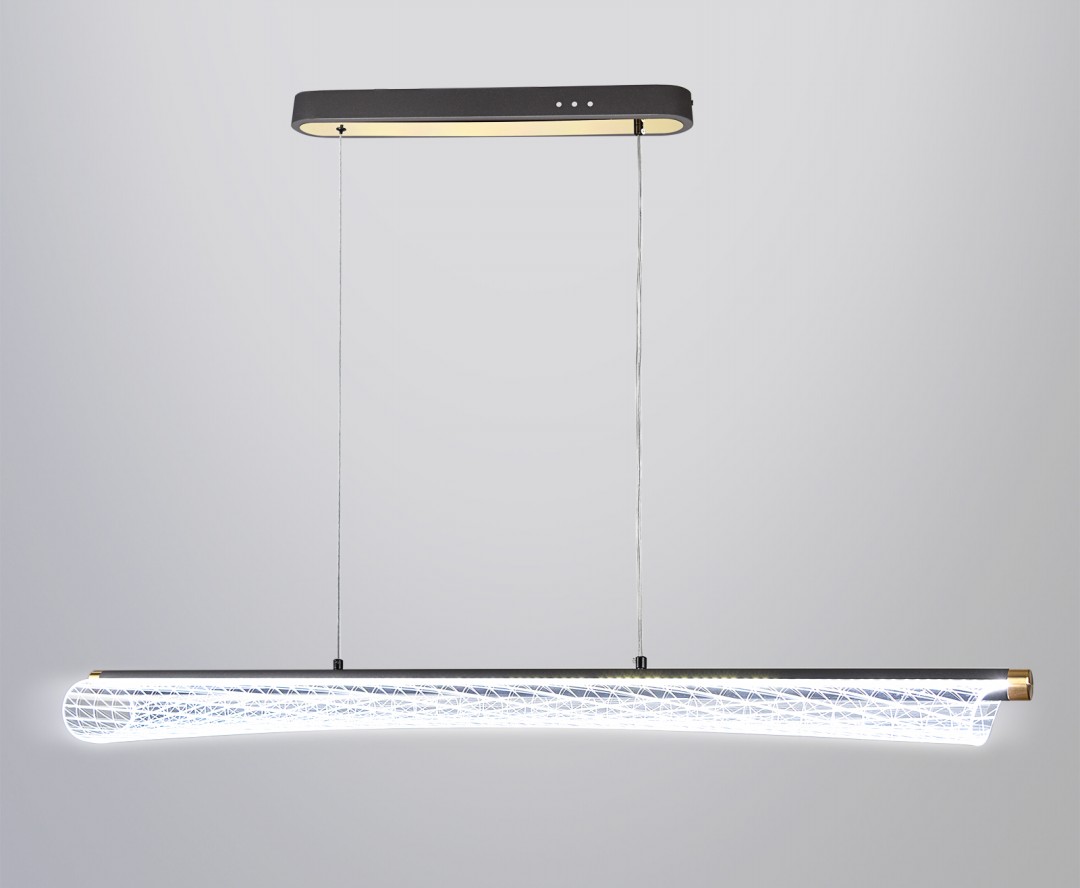 PRD-P 0756 BK+CH LED62W 1210*135*1000мм  (5) светильник потолочный