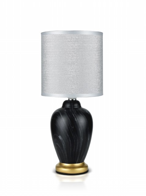 В-HS8474 black+white shade, размер: 130*130*290мм (24) светильник настольный