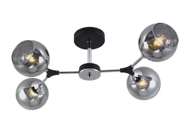МС-XA1360/4 BK+CR (6) светильник потолочный