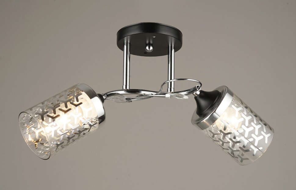 ВР-A3464/2 BK+CR (10) светильник потолочный Акция [01098771]