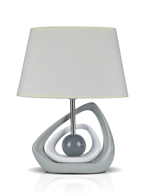 Д-JM3022-M White+Beige+Grey, размер: 315*205*410мм (8) светильник настольный