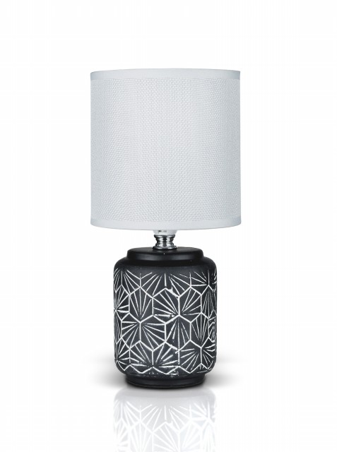 В-HS8405 black+white shade, размер: 130*130*265мм (24) светильник настольный