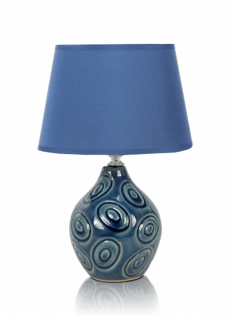 А-LE556 Cobalt blue, размер: 200*200*300мм (24) светильник настольный