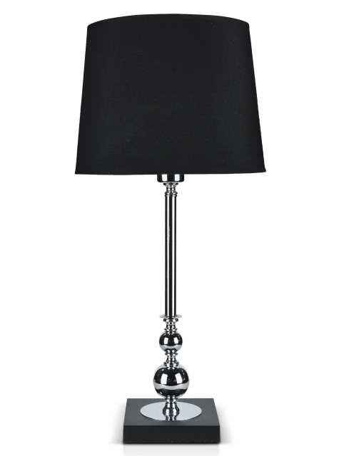 Д-JM6124 Sliver+Black, размер: 300*300*625мм (6) светильник настольный