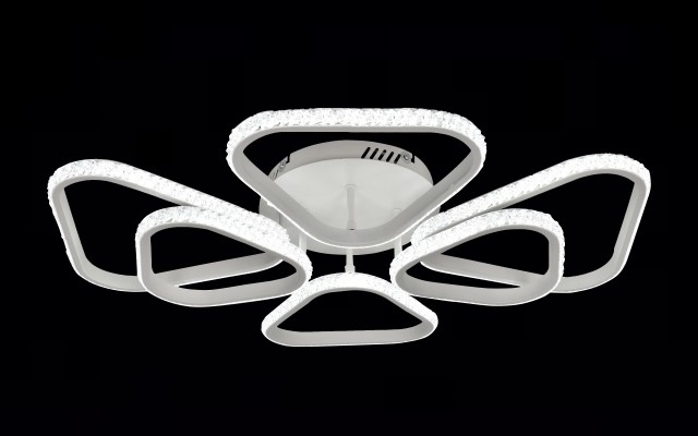 Х20701/2+2+2 WT LED115W 3000K-4000K-6000K диммер (5) светильник потолочный