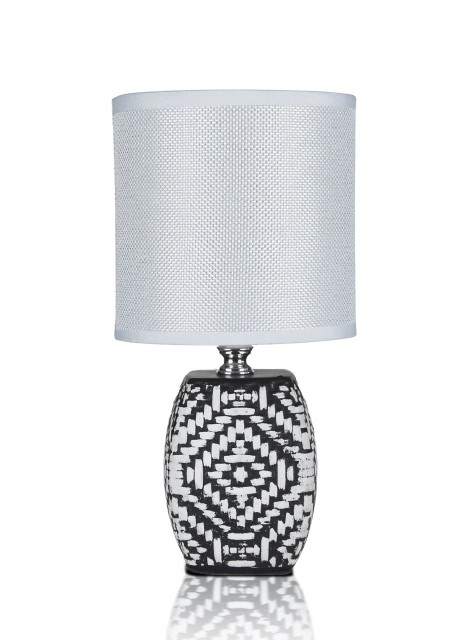 В-HS7953 black+white shade, размер: 130*130*260мм (24) светильник настольный