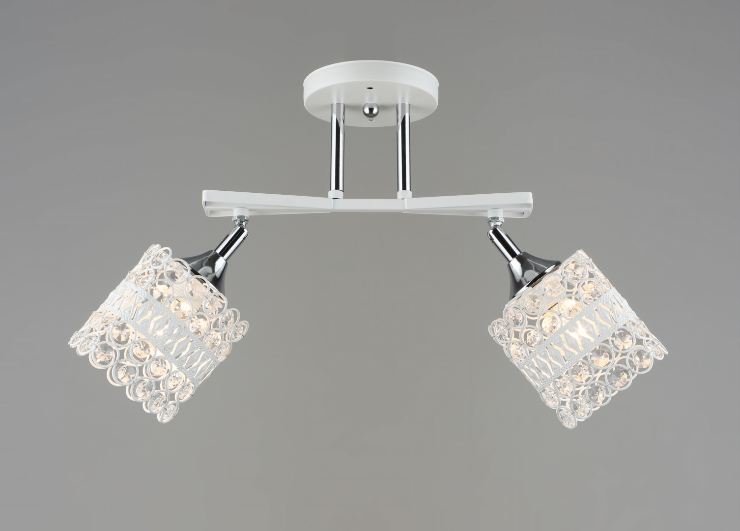 ВР-N5958/2 WT+CR L560*W120*H270мм (10) светильник потолочный