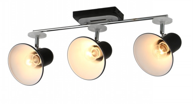 ФП-GH28104/3 BK+CR (1) светильник потолочный