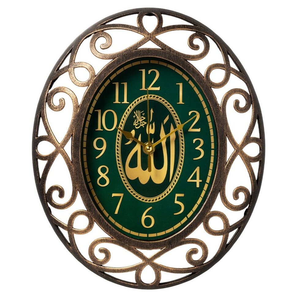 3126-017  (10) Часы настенные овал 31х26 см, корпу [01110959]