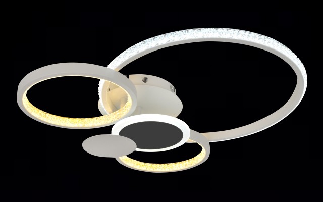 Х20468C BK+WT LED113W 3000-4000-6000K Dimmer (1) светильник потолочный