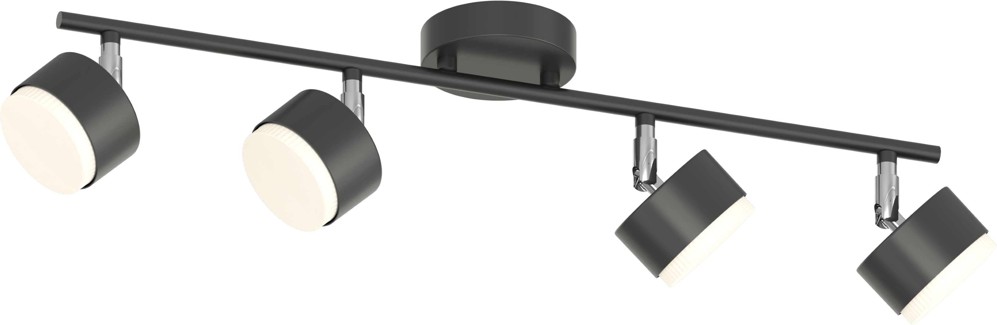 Люстра потолочная MS-57719/4 BK+CR