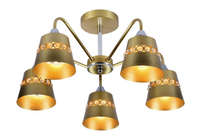 МС-XA1203/5 GD+CR (4) светильник потолочный