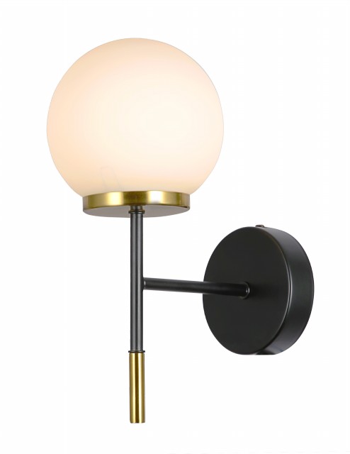 MDG40059/1 BK+COPPER, E220*W130*H190мм, E27*1*60W, (10) светильник настенный