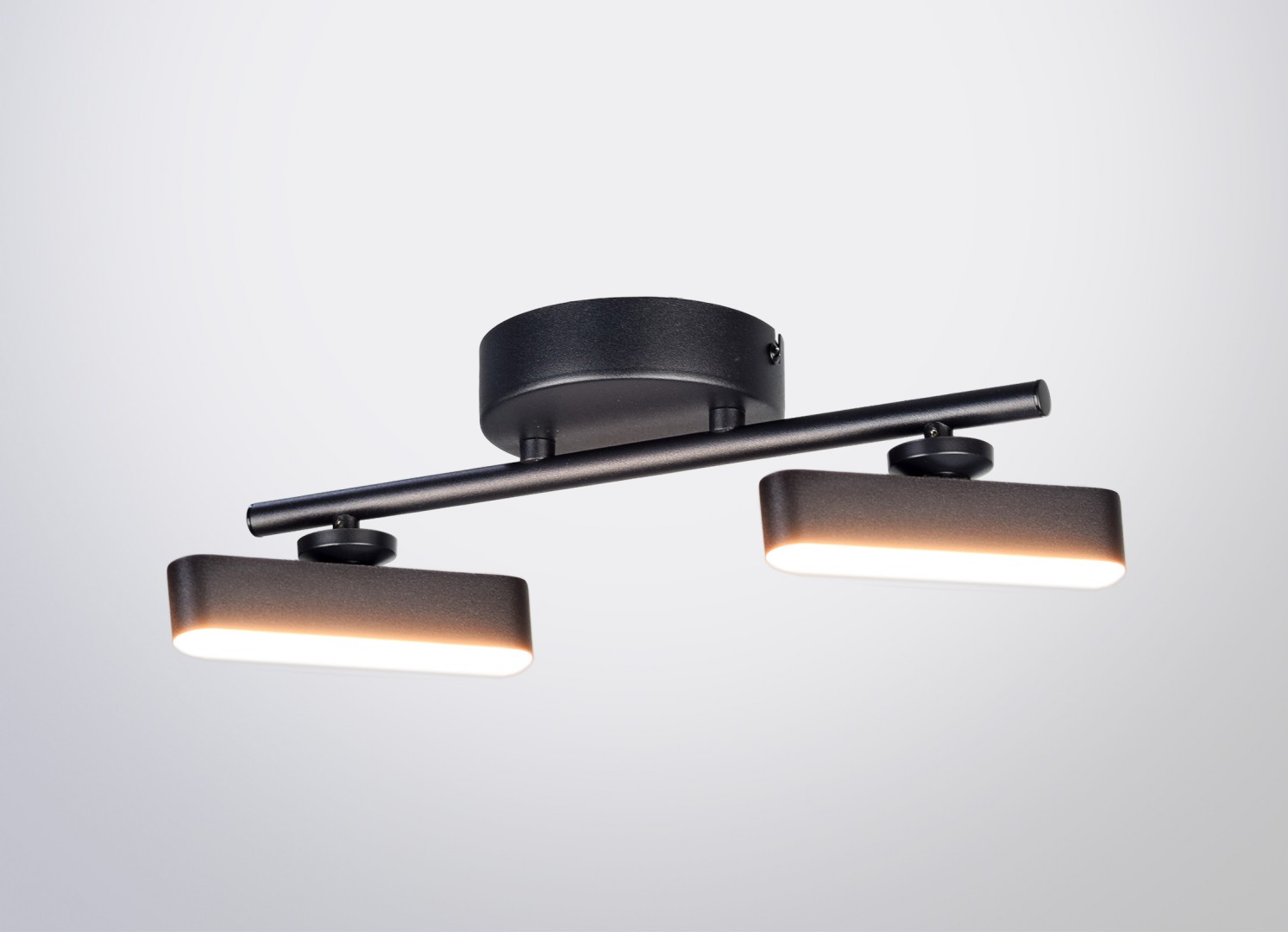 T2L-S6 BK Led 3000*4000*6500K встроен ручной блок переключения на корпусе, 12W,размер: 366*100*110мм