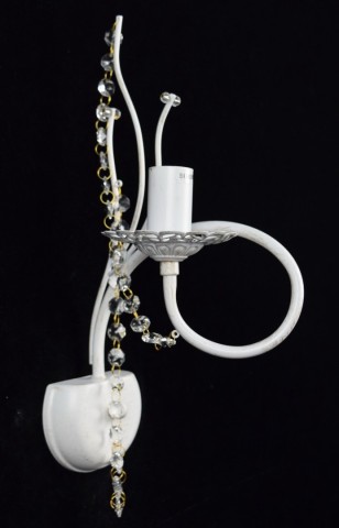 Я4602/1W brush gold on white matt (5) светильник настенный