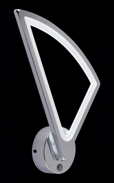 МС-LI8496B/1 CR Led 12W 3000+4000K (10) с выключателем, светильник настенный