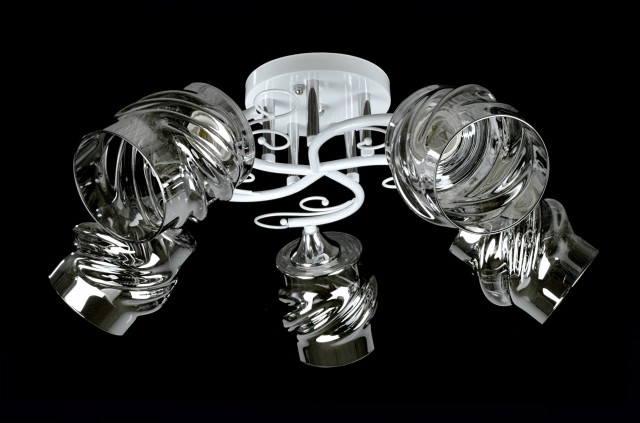 Д-W3051/5 WH+CR (4) светильник потолочный