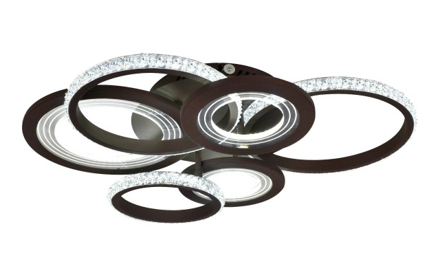 Х20454S-C COFFE LED125W 3000-4000-6000K Dimmer (1) светильник потолочный