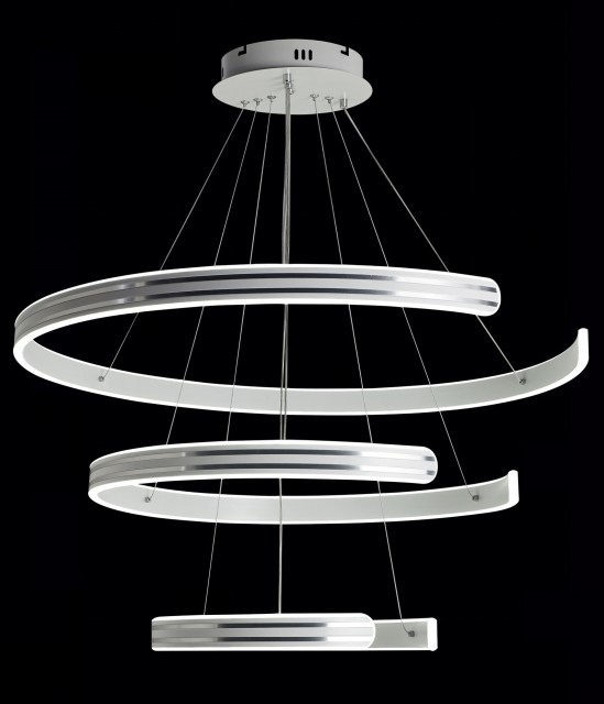 МС-DK6039/3 WH+CR Led 218W 3000K+4000K+6500K диммер (1) светильник потолочный