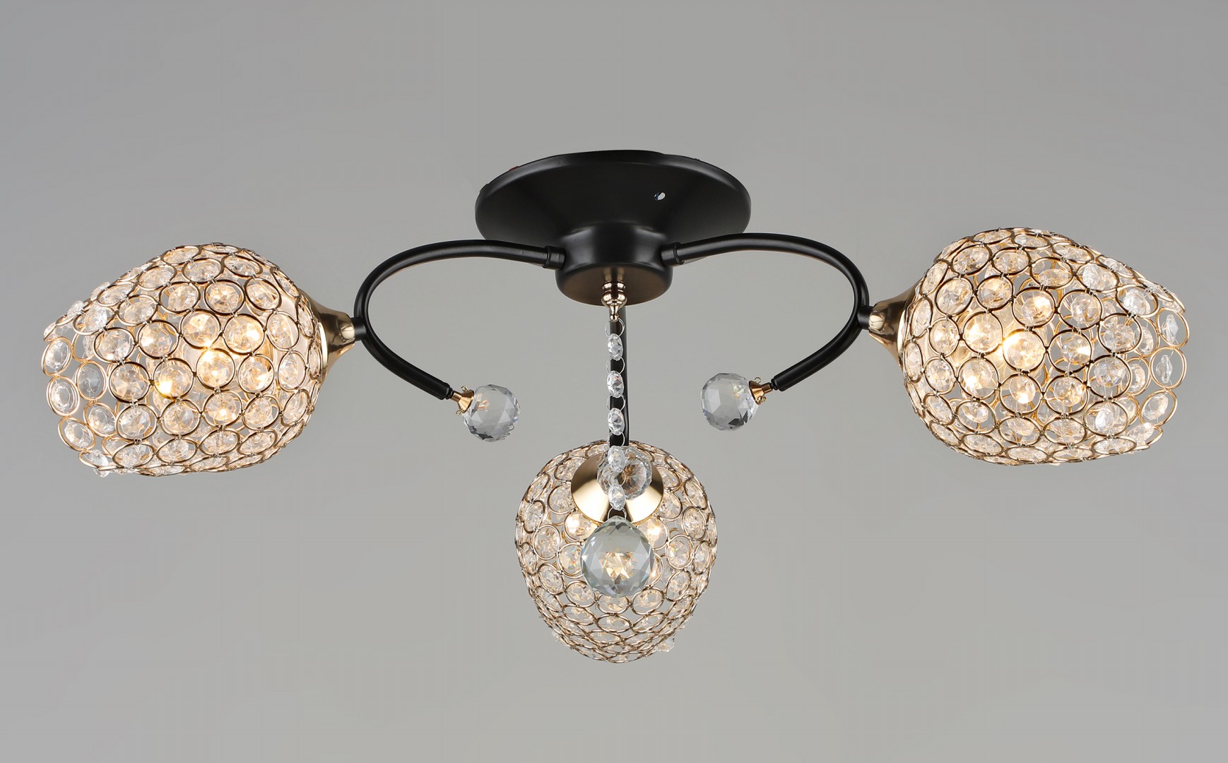 ВР-N5162/3 COFFE+FGD D640*H220мм (6) светильник потолочный