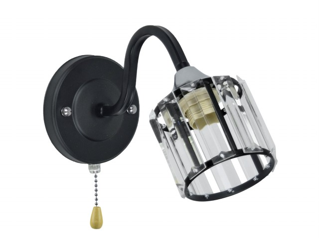 ВР-N3987/1W BK+CR (20) светильник настенный