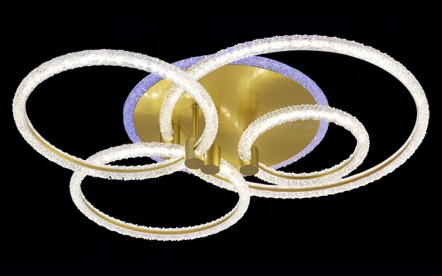 МС-XI3601A/4 MATT FGD (RGB) Led 70W+5W 3000K+4000K+6500K диммер (1) светильник потолочный