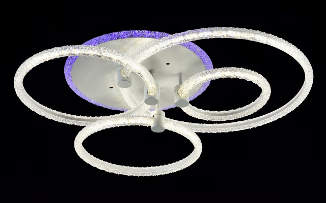 МС-XI3601A/4 WH (RGB) Led 70W+5W 3000K+4000K+6500K диммер (1) светильник потолочный