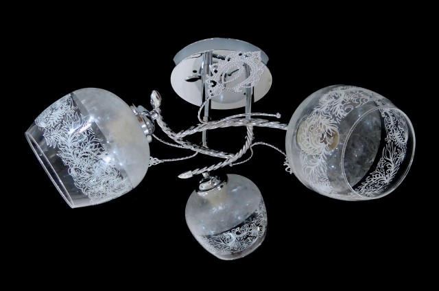 ДС9855B/3 CR (4) светильник потолочный