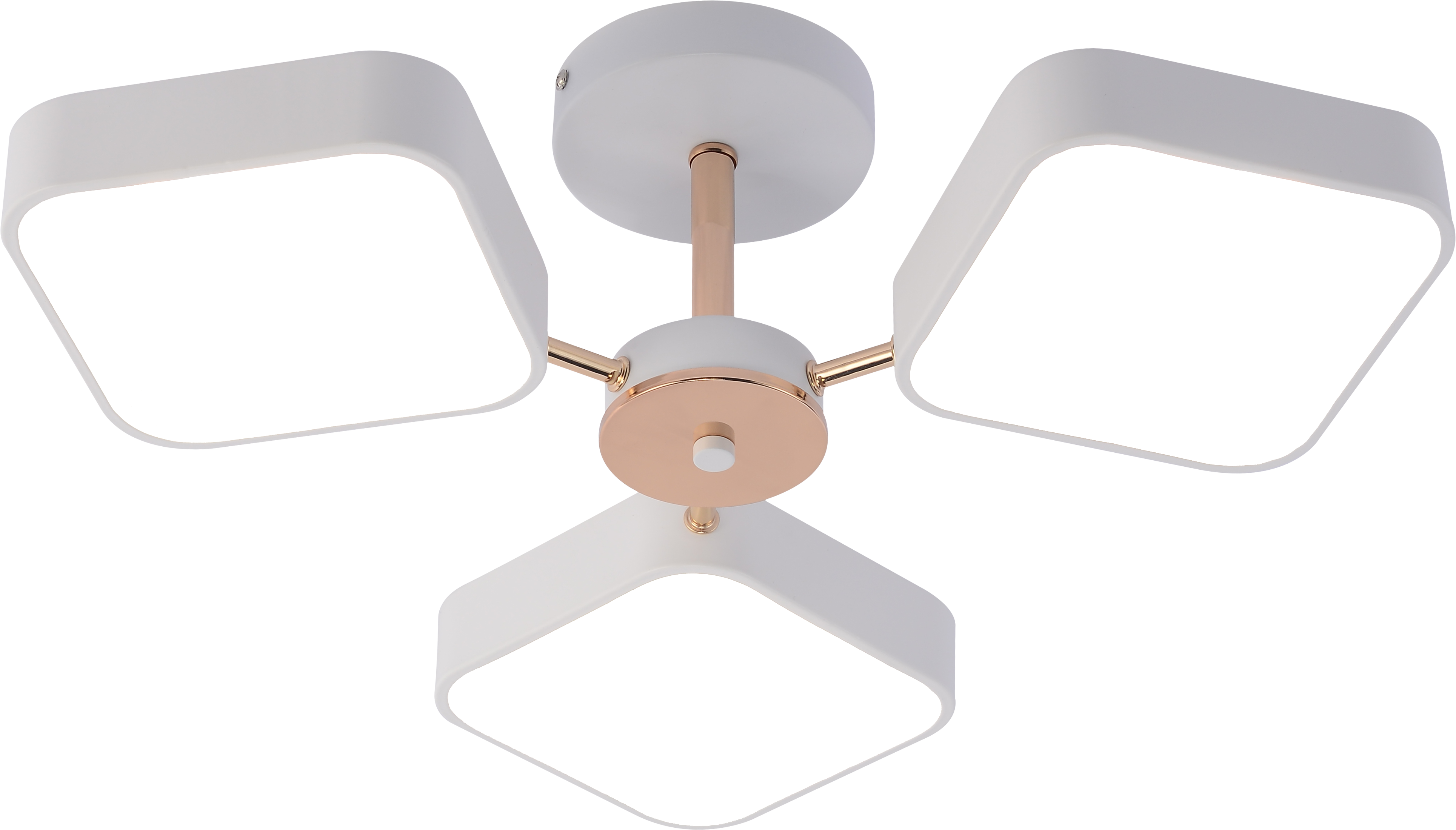Люстра светодиодная MS-43660/3 WH+GD