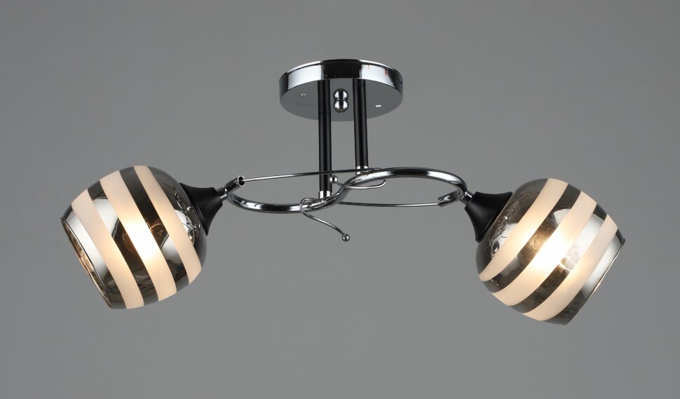 ВР-A3789/2 CR+BK (10) светильник потолочный Акция [01099733]