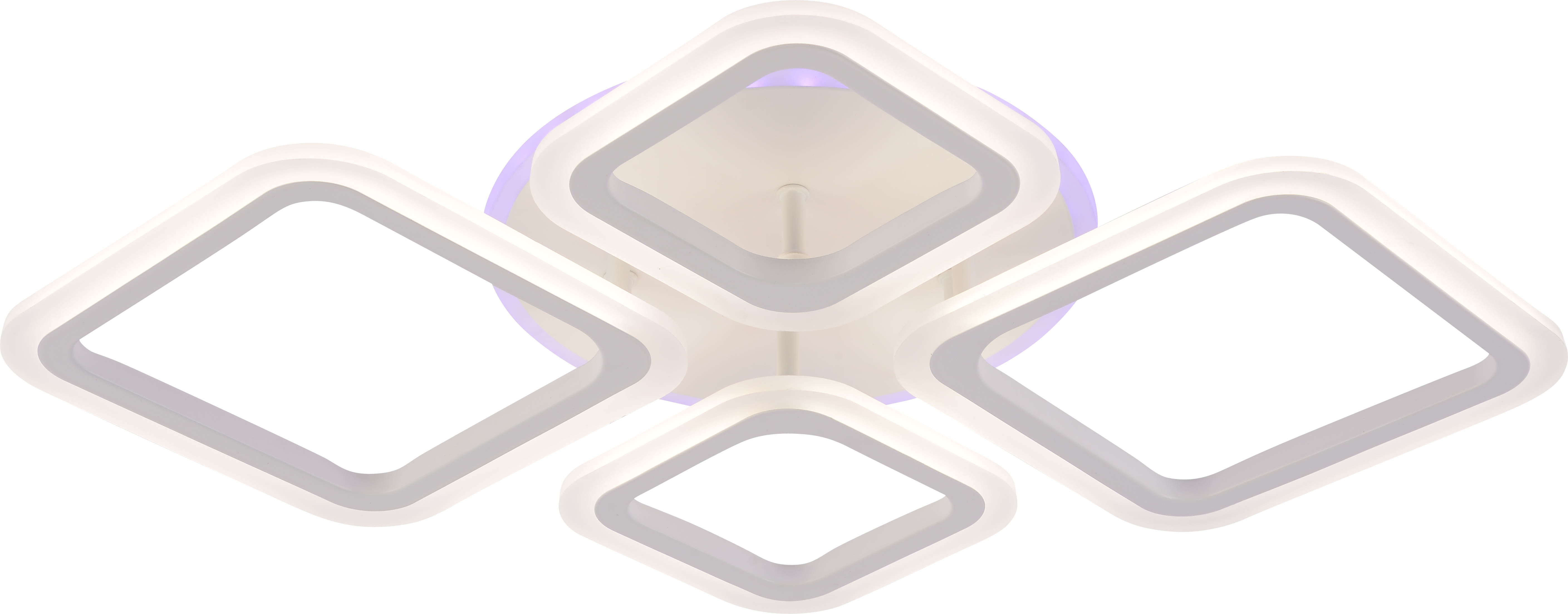 Люстра светодиодная MS-10826C/2+2 WH (RGB)