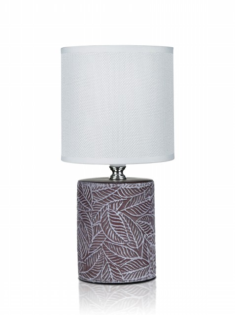 В-HS8319 brown+white shade, размер: 130*130*270мм (24) светильник настольный