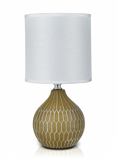 В-HS8451 I.brown+white shade, размер: 150*150*290мм (18) светильник настольный