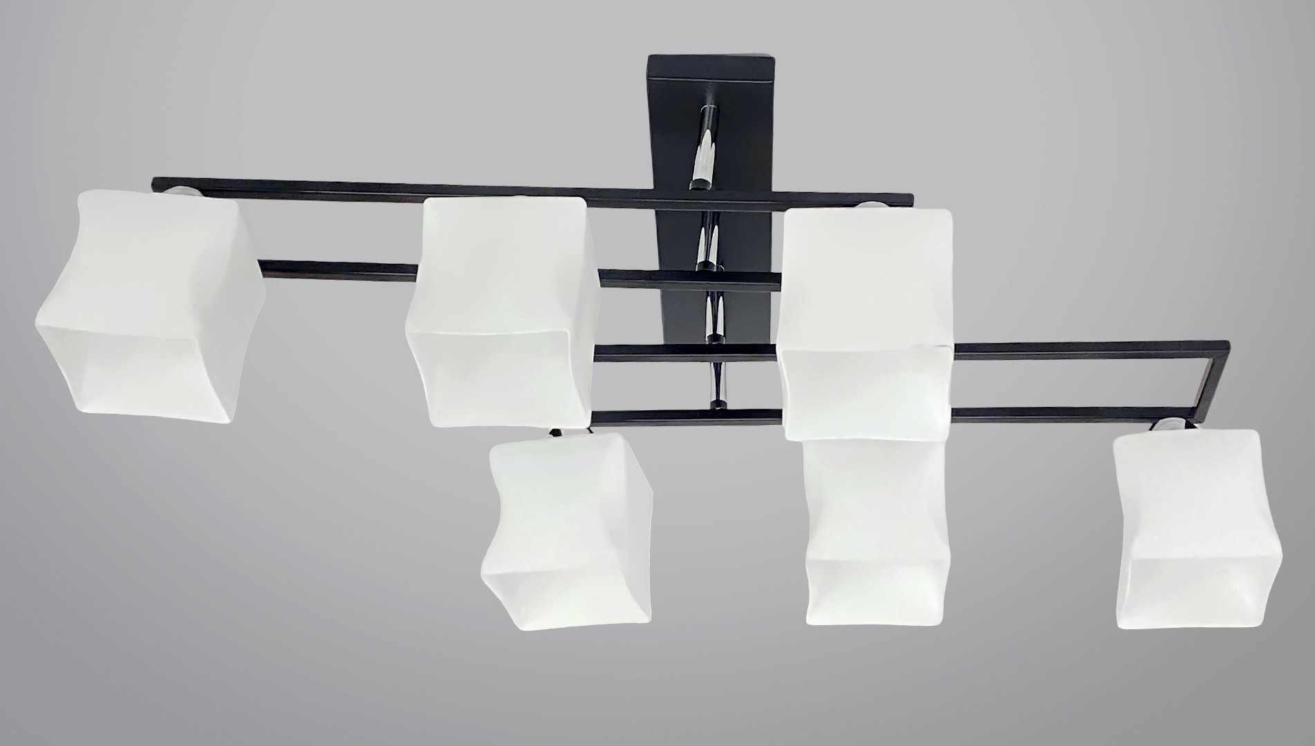 ДС6957/6 BLK+CR (2) светильник потолочный