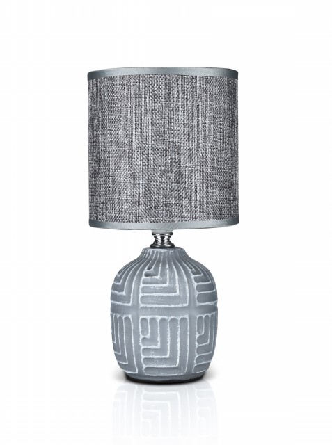 В-HS8368 grey+grey shade, размер: 130*130*265мм (24) светильник настольный