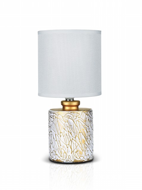 В-HS8513 white+white shade, размер: 130*130*275мм (24) светильник настольный