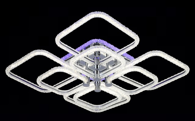 МС-XI3602/4+4B CR (RGB) Led 120W+5W 3000K+4000K+6500K диммер (1) светильник потолочный