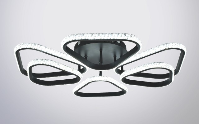 Х20701/2+2+2 BK LED115W 3000K-4000K-6000K диммер (5) светильник потолочный