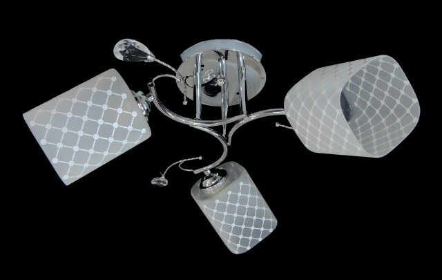 ДС9838B/3 CR (4) светильник потолочный