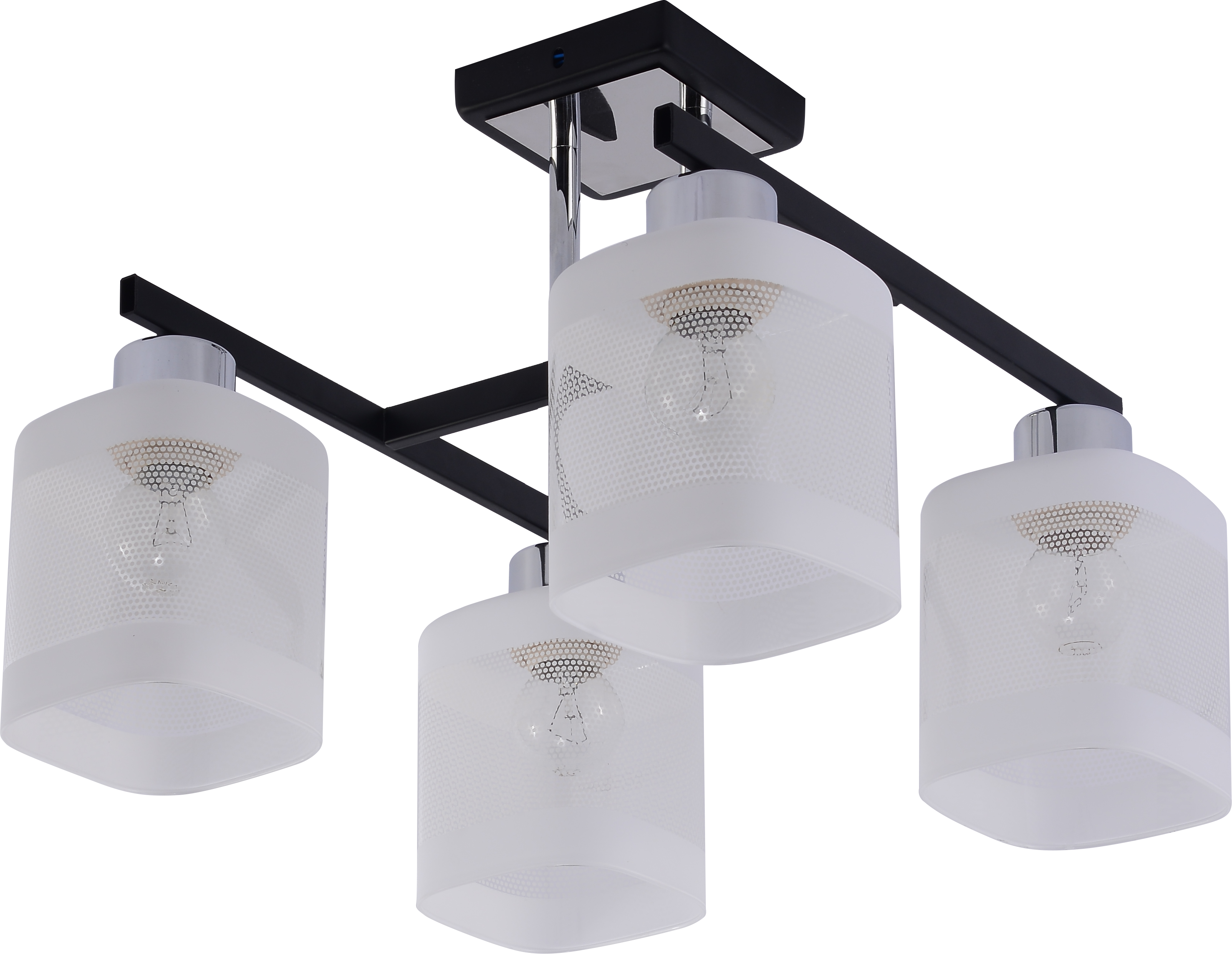 Люстра потолочная MS-28773-4 BK+CH