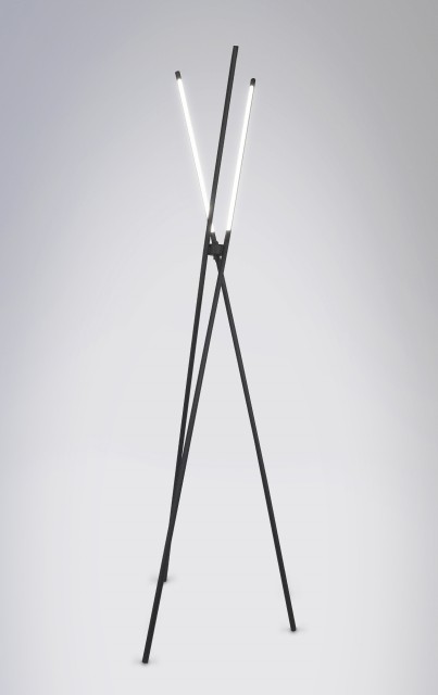 Х-F20803 BK D600*H1625мм LED40W 3000*4000*6000K (1) светильник напольный