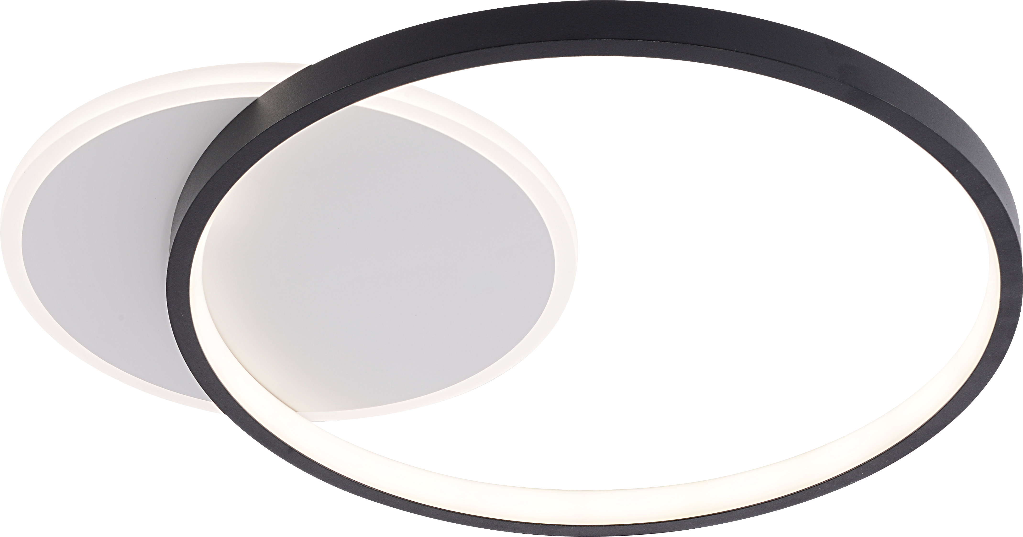 Люстра светодиодная MS-70605 WH+BK