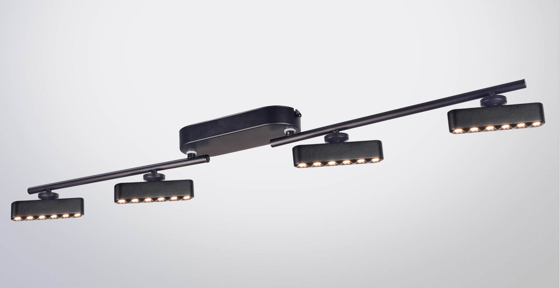 T4L-S5 BK Led 3000*4000*6500K встроен ручной блок переключения на корпусе, 24W+линзы,размер: 940*80*