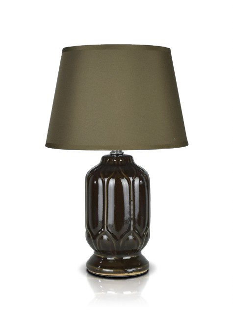 А-LE768 Brown+Brown абажур, размер: 230*230*360мм (16) светильник настольный