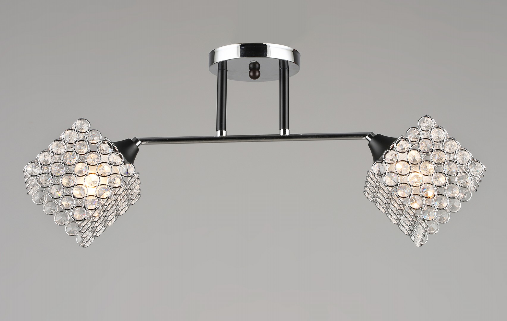 ВР-K2453/2 CH+BK L560*W120*H240мм (10) светильник потолочный