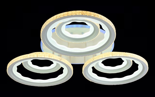 МС-C7171D/6A WH (RGB) Led 180W+6W 3000K+4000K+6500K диммер (1) светильник потолочный