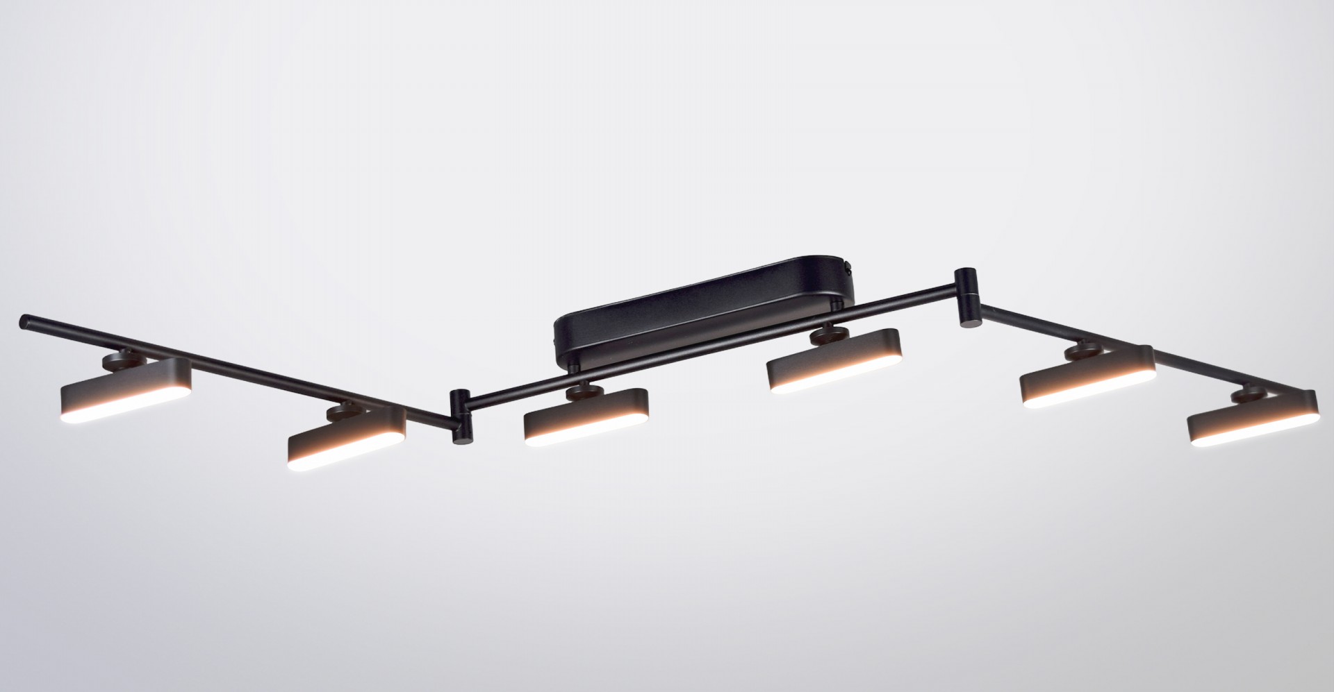 T6LZ-S6 BK Led 3000*4000*6500K встроен ручной блок переключения на корпусе,36W,размер:1520*80*140мм