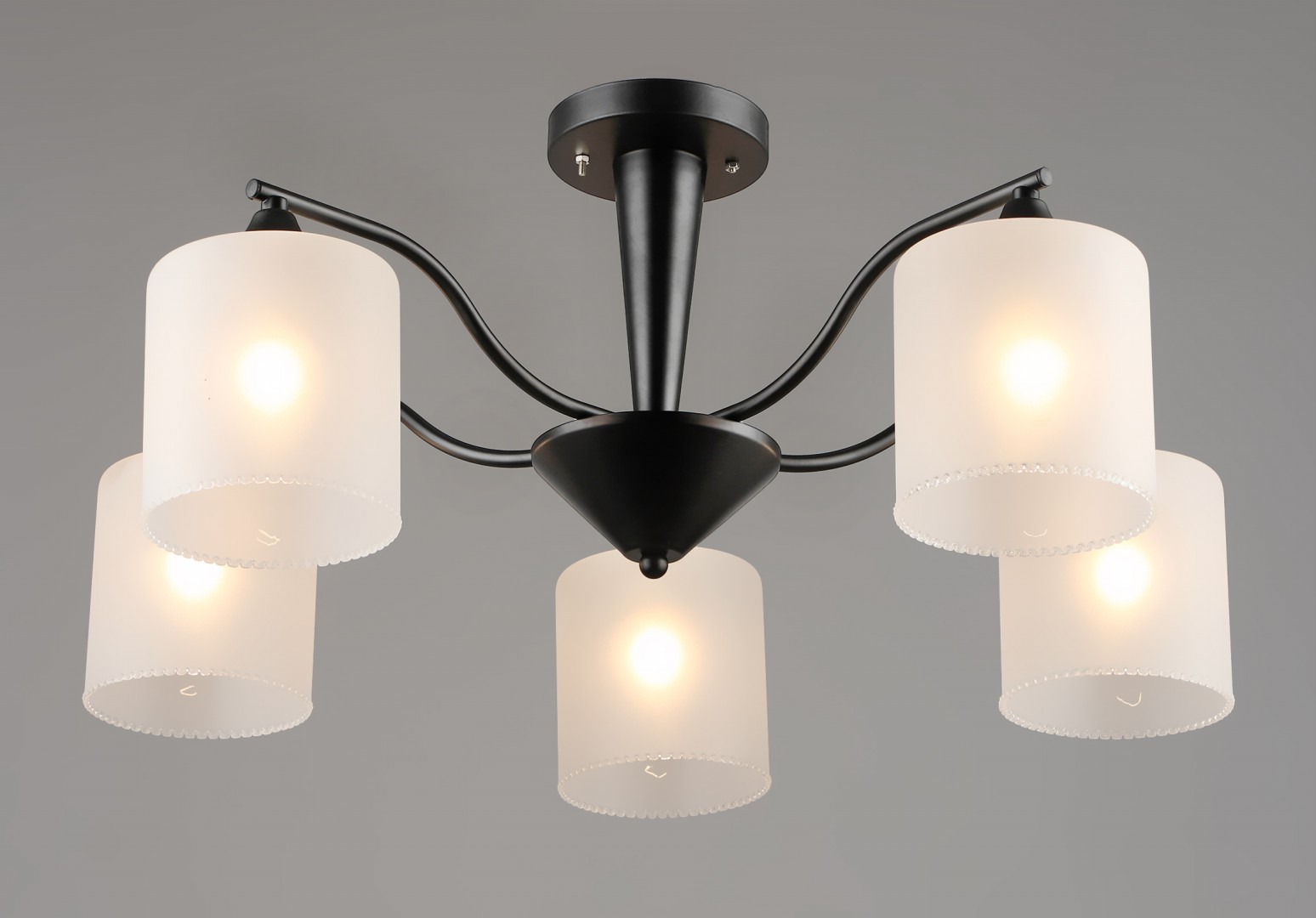 ВР-K2431/5 BK D650*H300мм (4) светильник потолочный