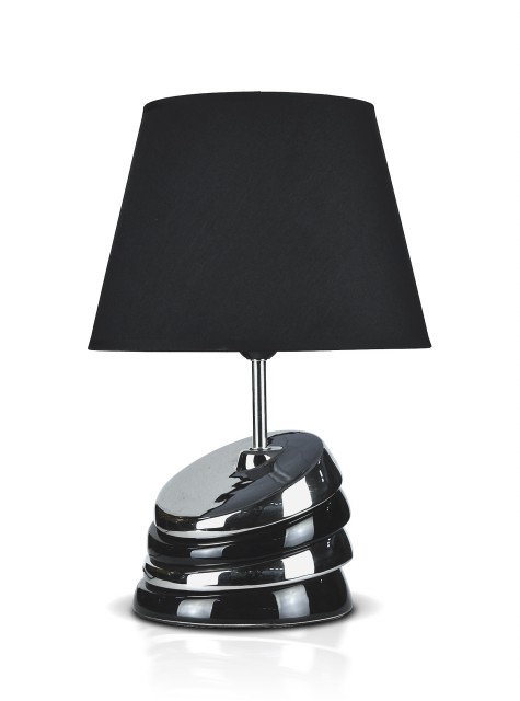 Д-JM1709 Sliver+Black, размер: 300*300*465мм (4) светильник настольный