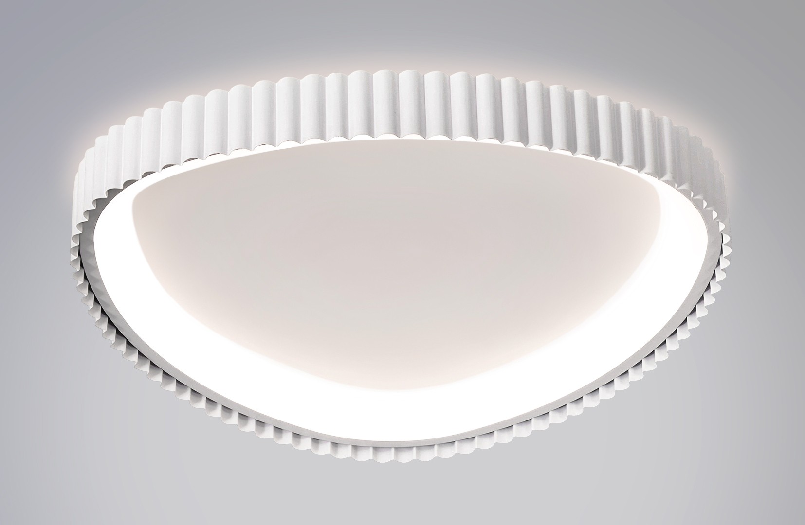 Ч-MK8248-65 WH Led 102W 3000-7000K диммер, размер: D650*H60мм (1) светильник потолочный